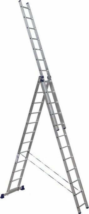 ALUMET 3dílný žebřík HL3 5312 EUK 3 × 12 příček