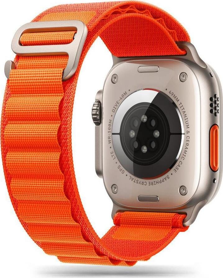 Tech-Protect Nylon na Apple Watch 44/45/49 mm, orange