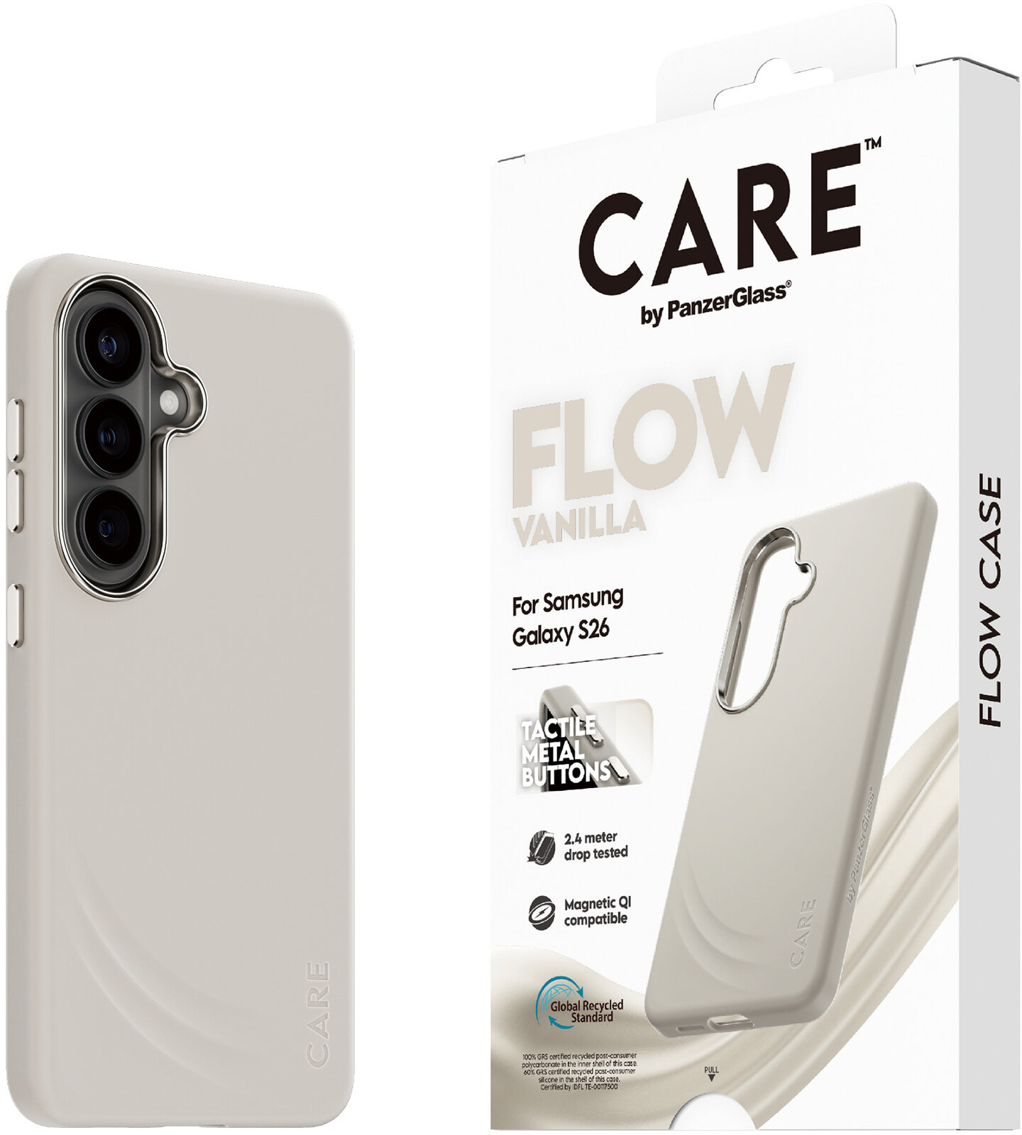 PanzerGlass CARE kryt Samsung Galaxy S26 Flow Qi Vannila