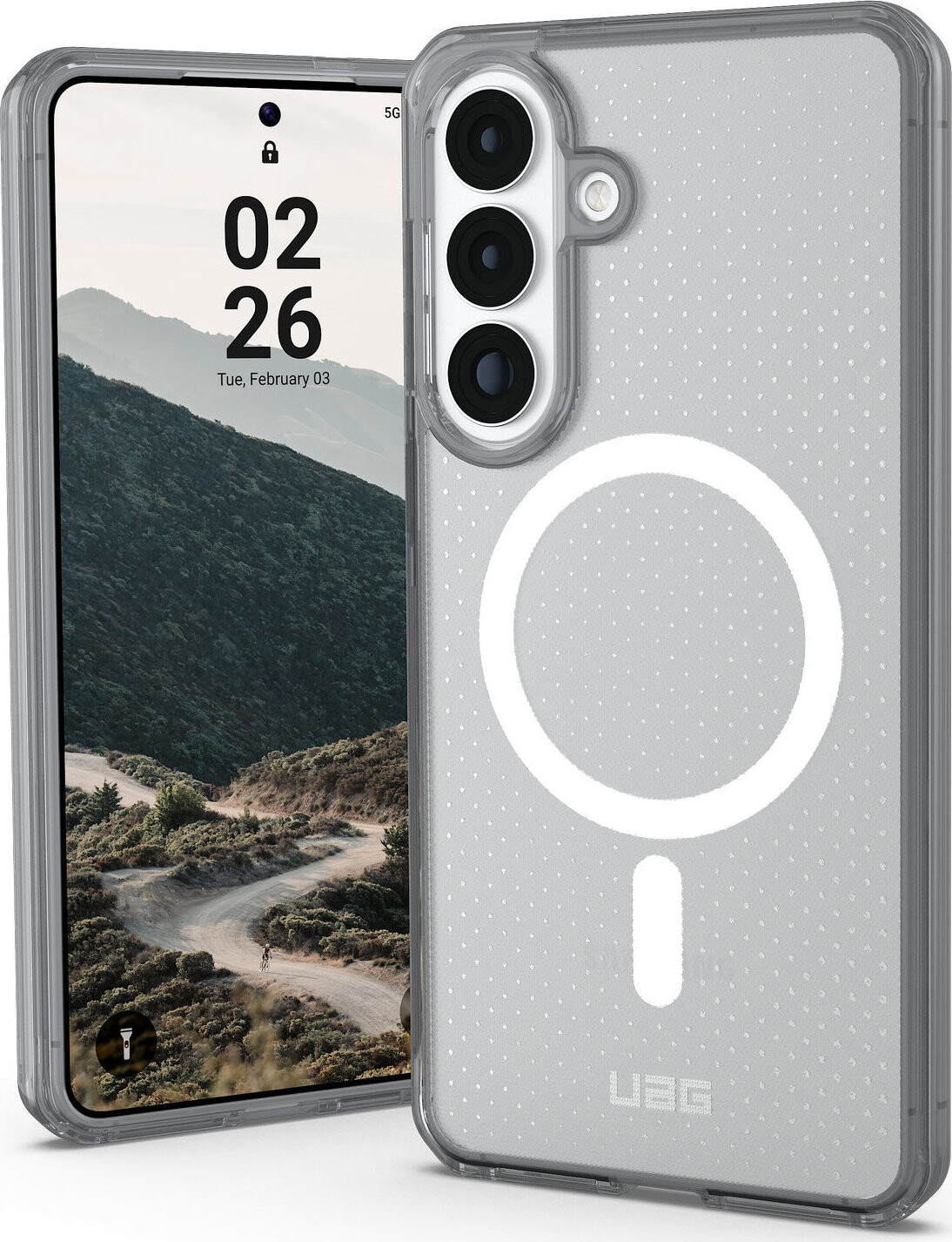 UAG Dot True Clear Ice Ash Samsung Galaxy S26+