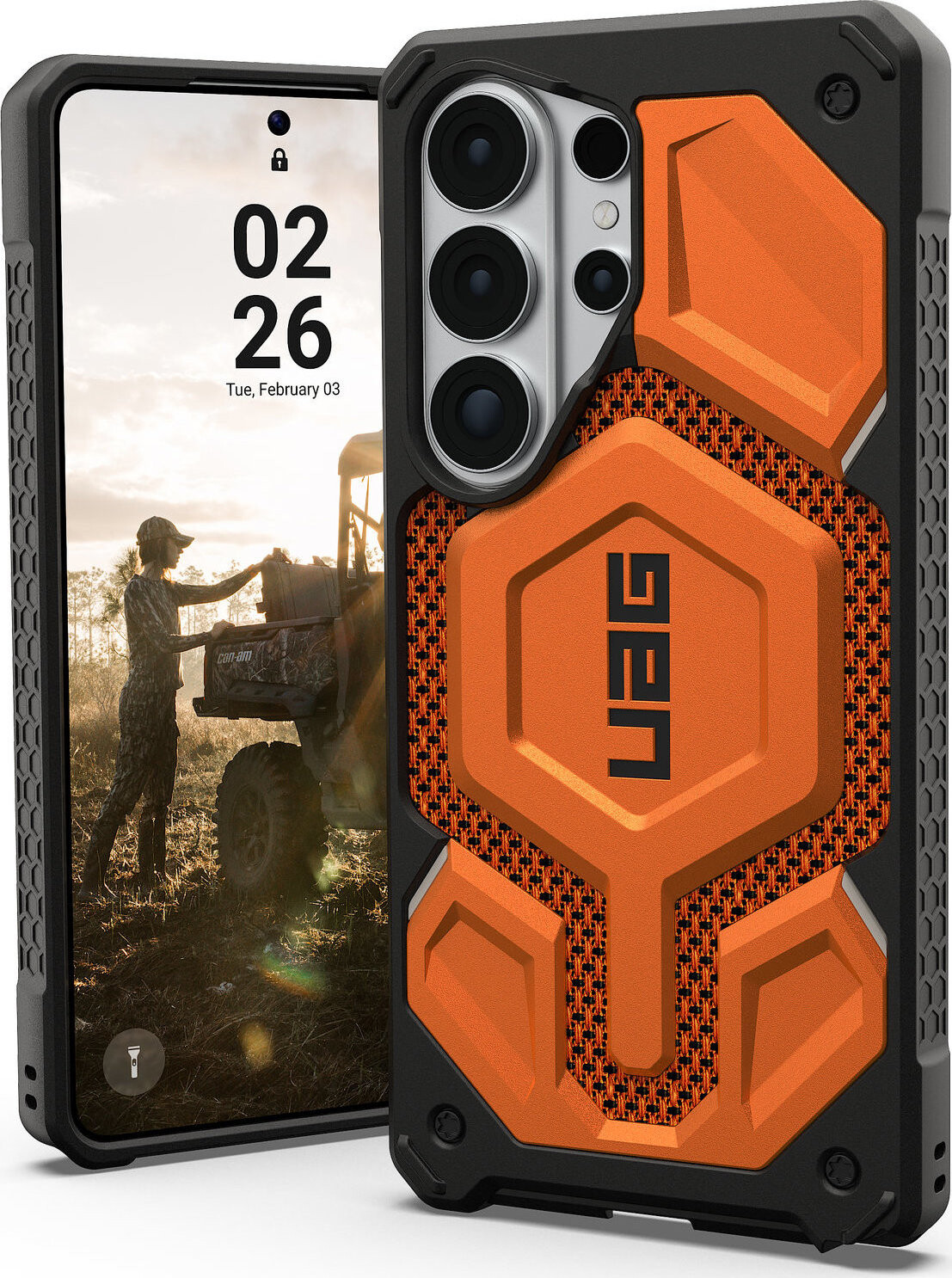 UAG Monarch Pro Kevlar Burnt Orange Samsung Galaxy S26 Ultra