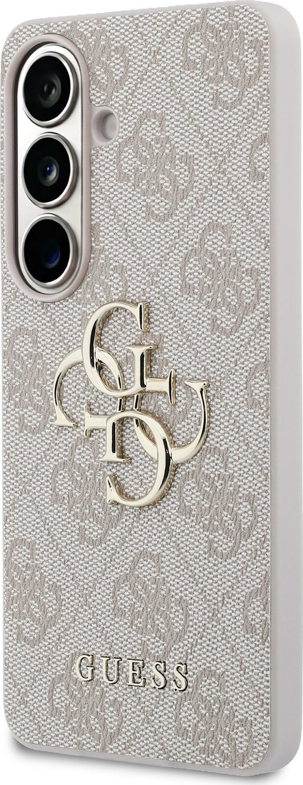 Guess PU 4G Metal Logo Zadní Kryt pro Samsung Galaxy S26 Pink