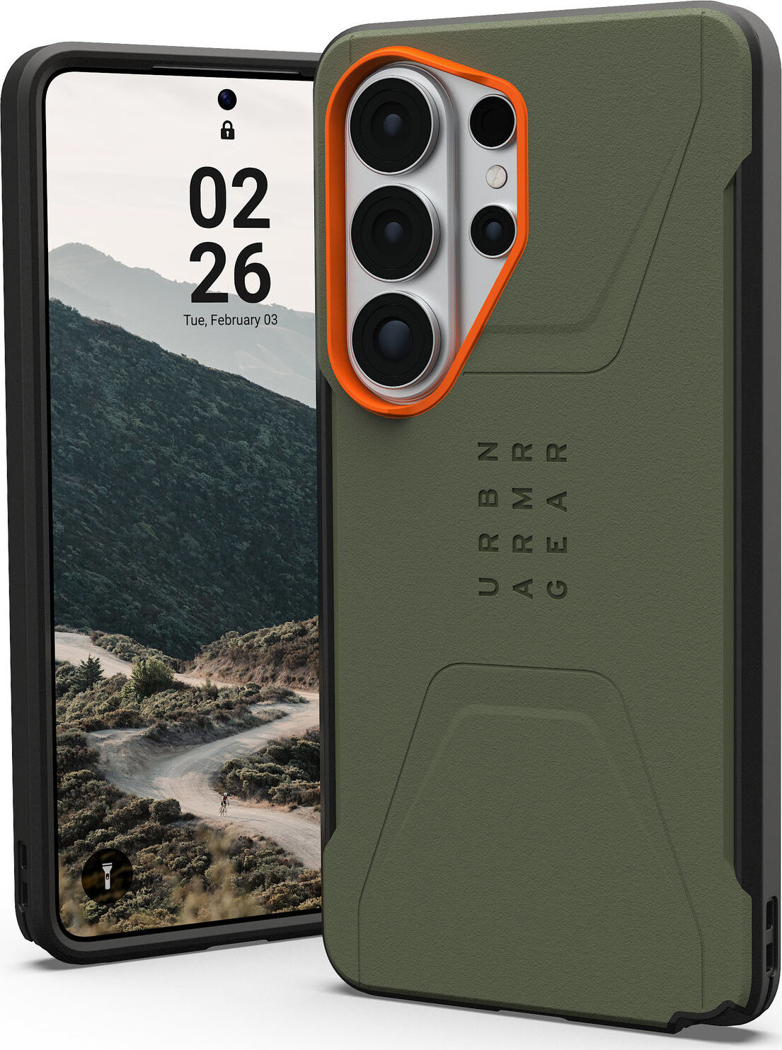 UAG Civilian Olive Drab Orange Samsung Galaxy S26 Ultra