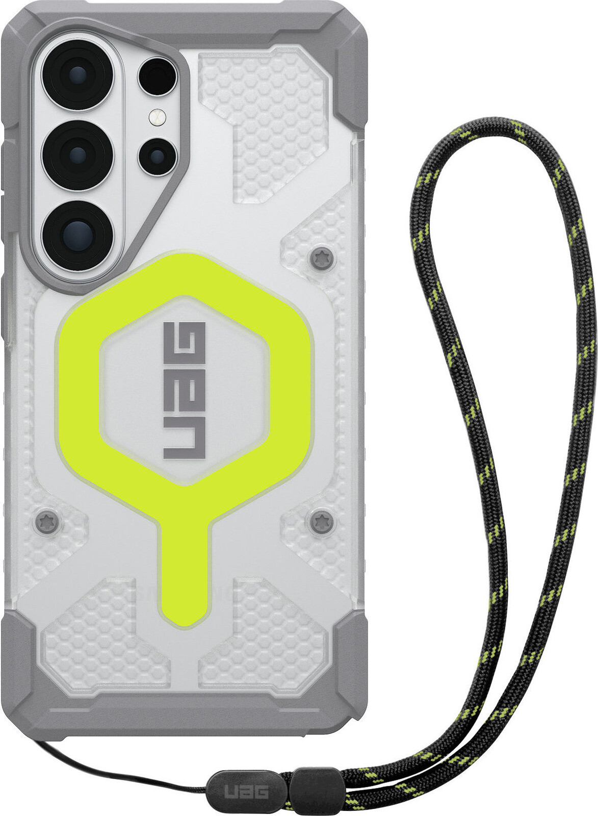 UAG Pathfinder Clear Active Neon Lanyard Samsung Galaxy S26 Ultra