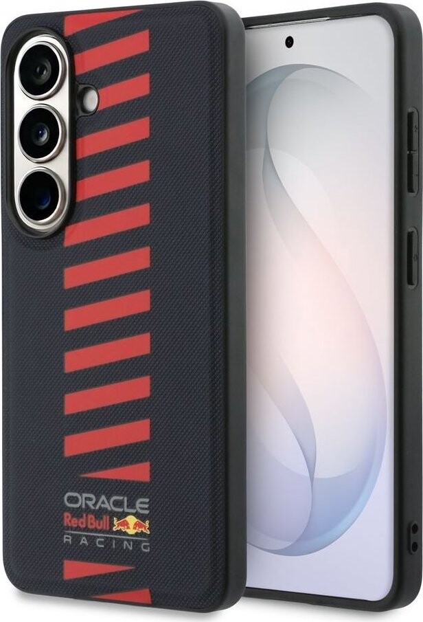 Red Bull PU Leather Meshed Powerbar Magnetic Zadní Kryt pro Samsung Galaxy S26 Navy