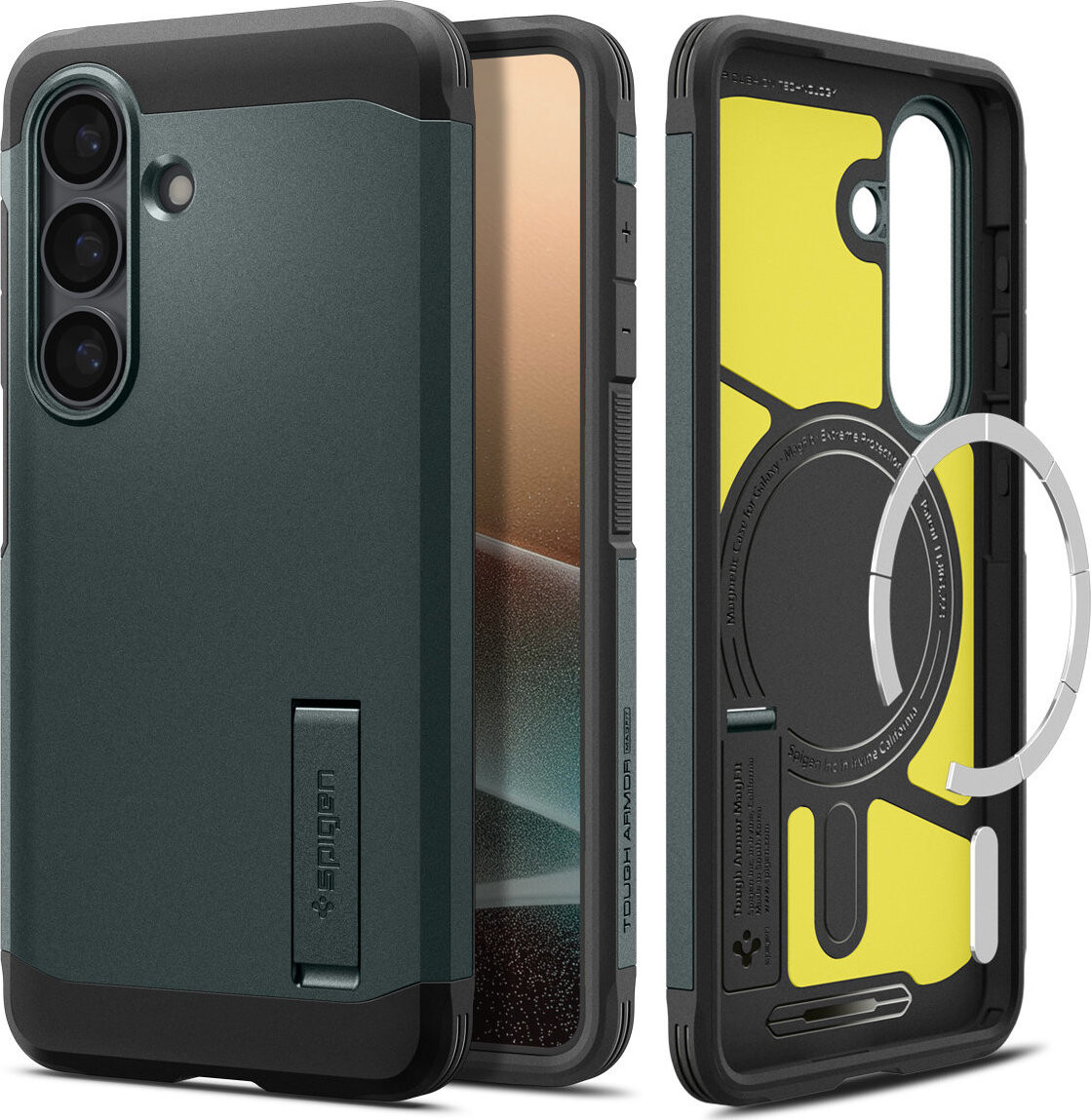 Spigen Tough Armor MagSafe Abyss Green Samsung Galaxy S26+