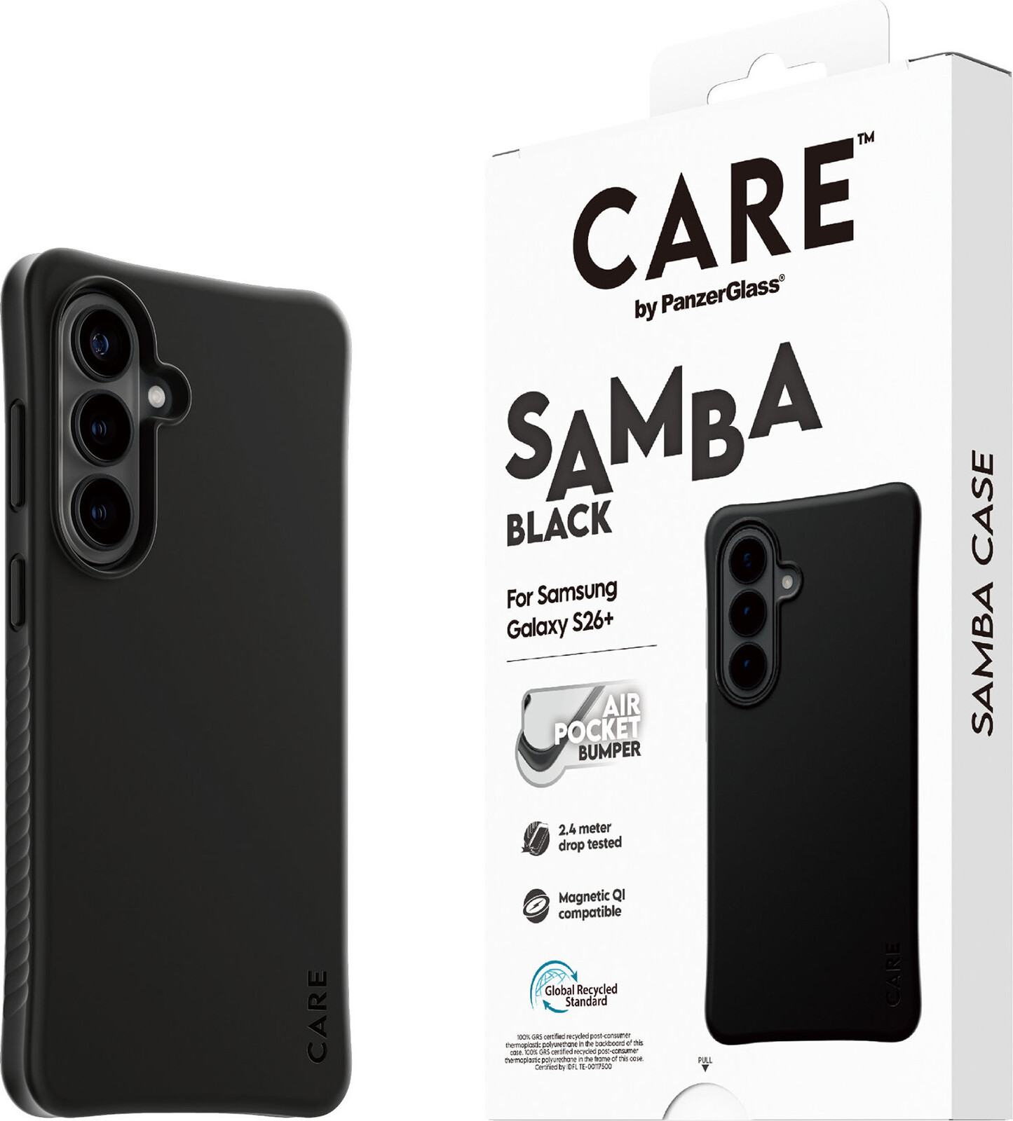 PanzerGlass CARE kryt Samsung Galaxy S26+ Samba černý/bílý Qi