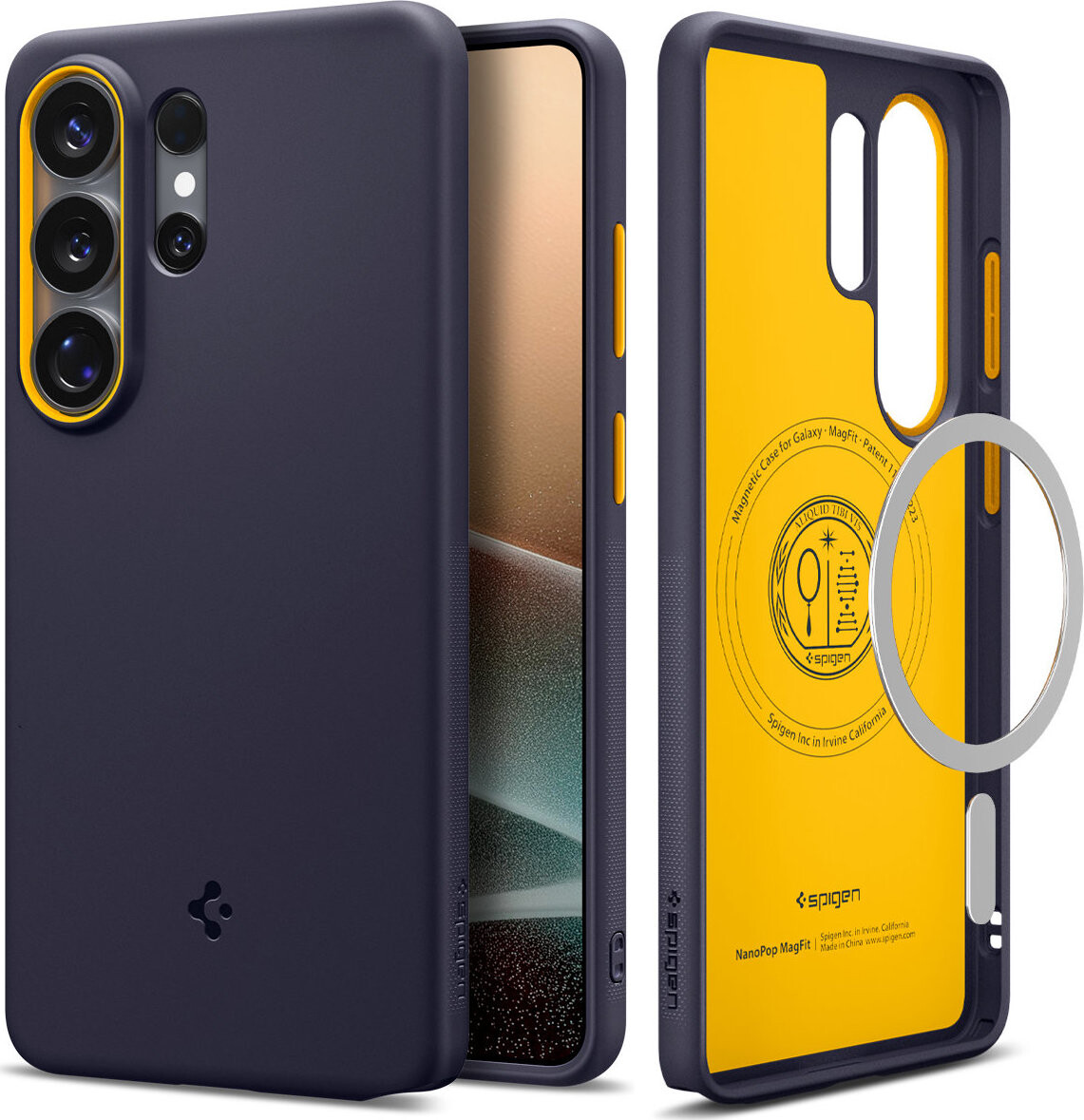 Spigen Nano Pop MagSafe Blueberry Navy Samsung Galaxy S26 Ultra