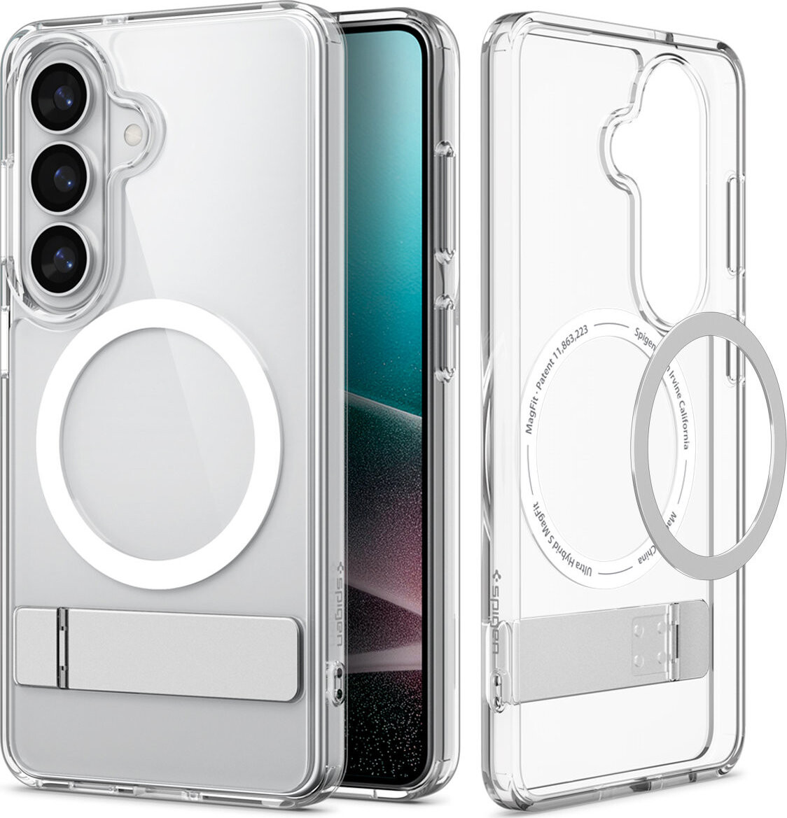 Spigen Ultra Hybrid S MagSafe Clear White Samsung Galaxy S26