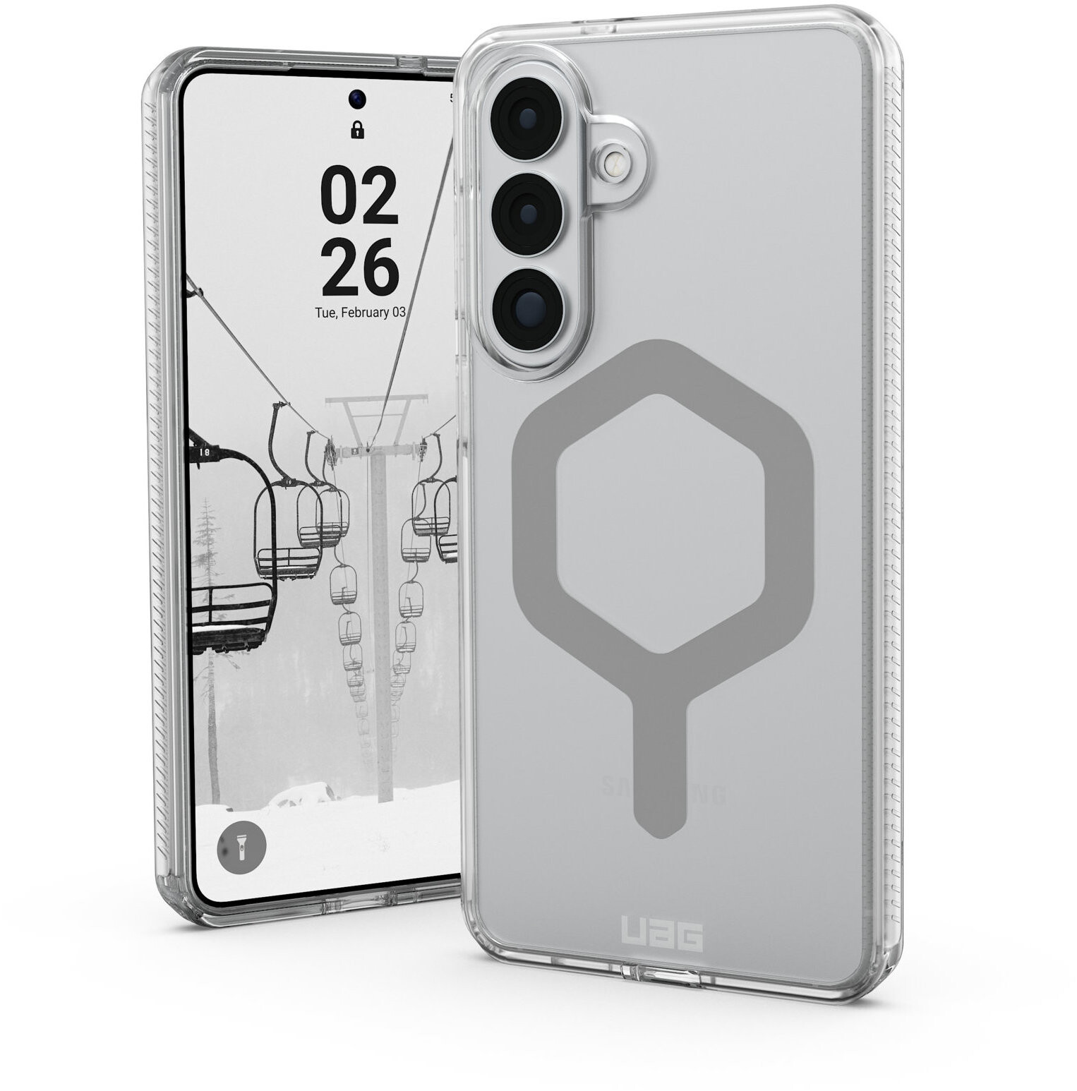 UAG Plyo Ice Silver Samsung Galaxy S26+