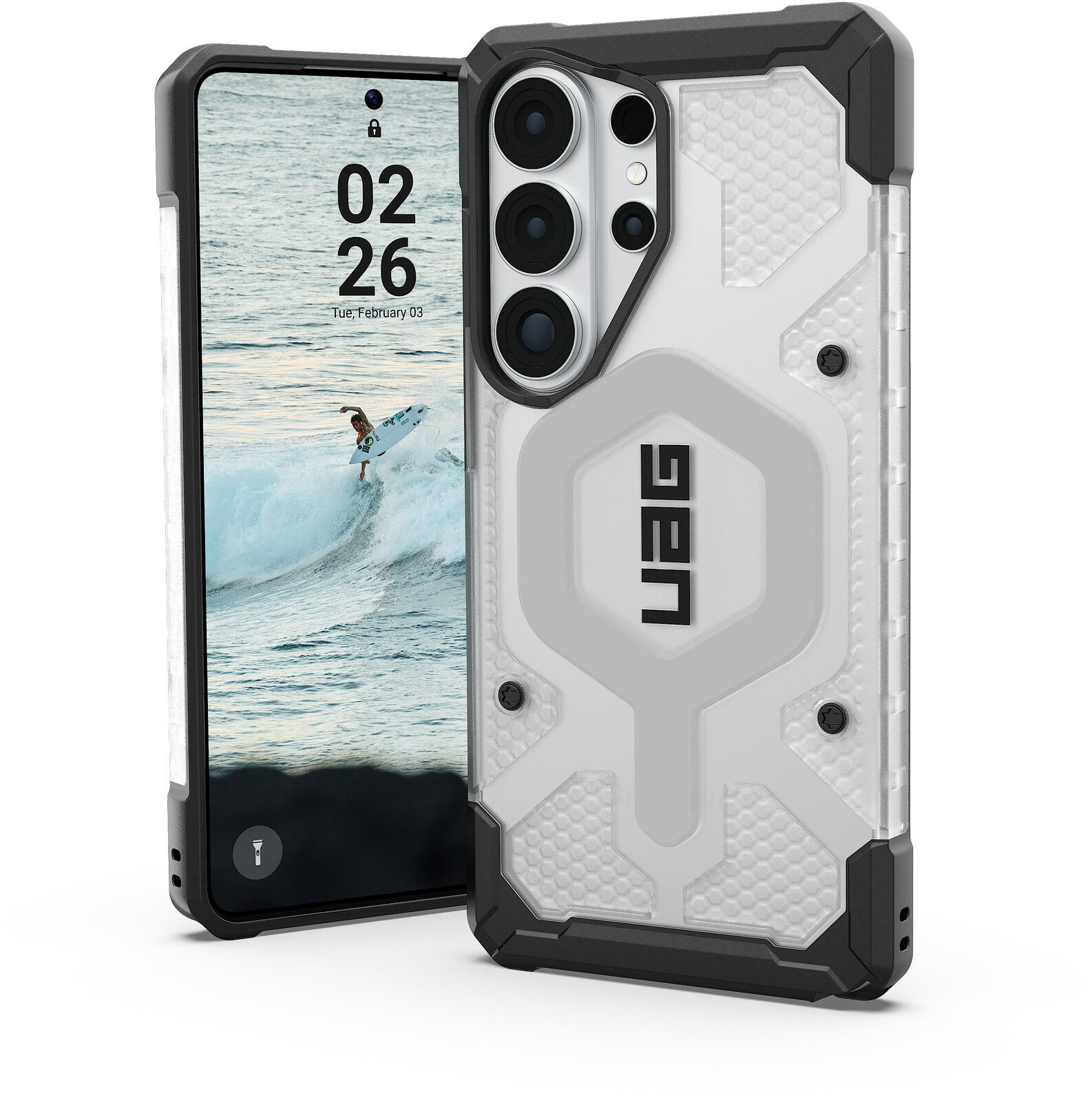 UAG Pathfinder Clear Ice Silver Samsung Galaxy S26 Ultra