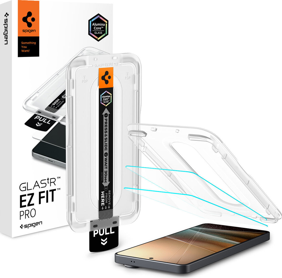 Spigen Glass tR EZ Fit Pro Anti Reflection 2 Pack Transparency Samsung Galaxy S26 Ultra