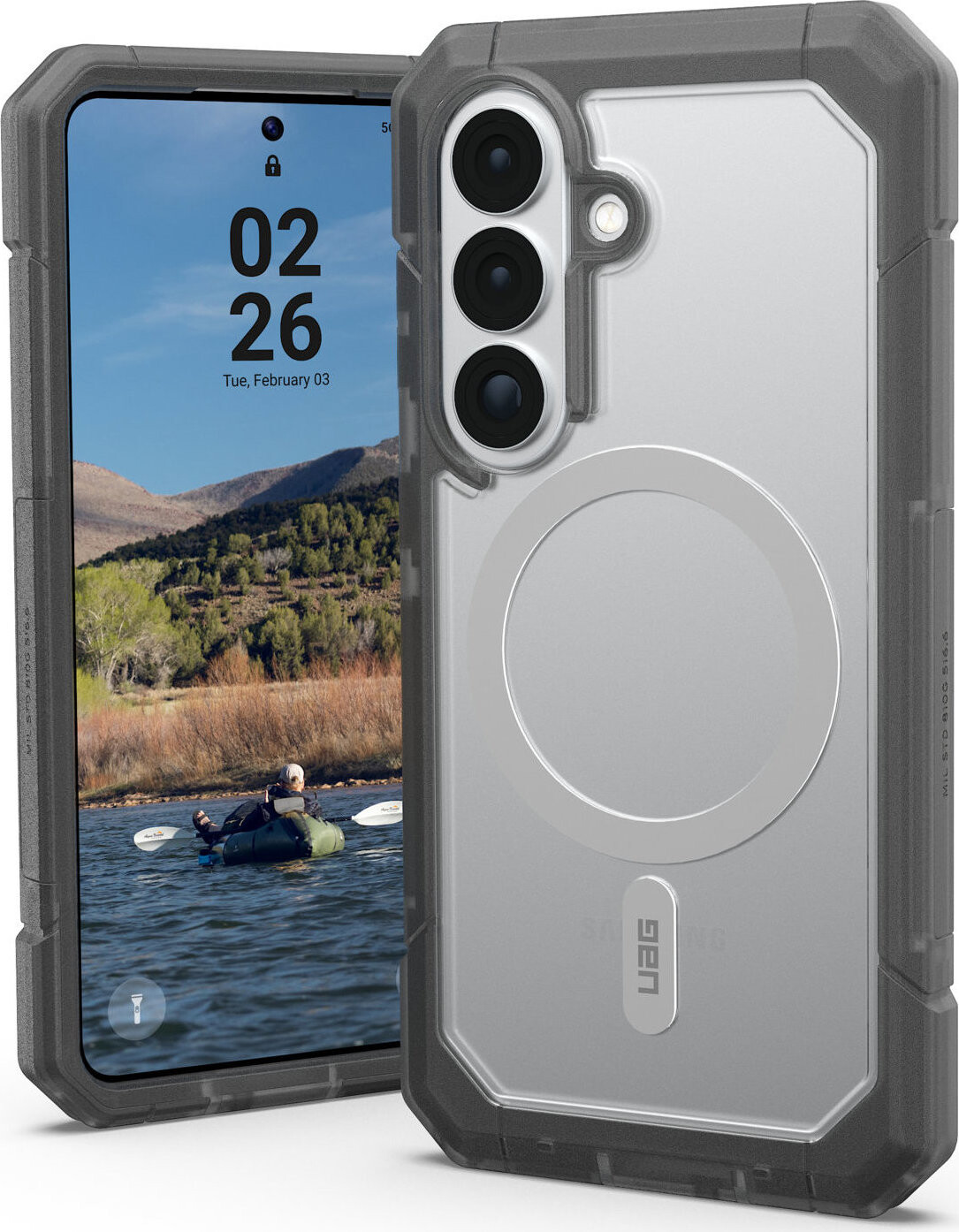 UAG Trooper Clear Ash Samsung Galaxy S26