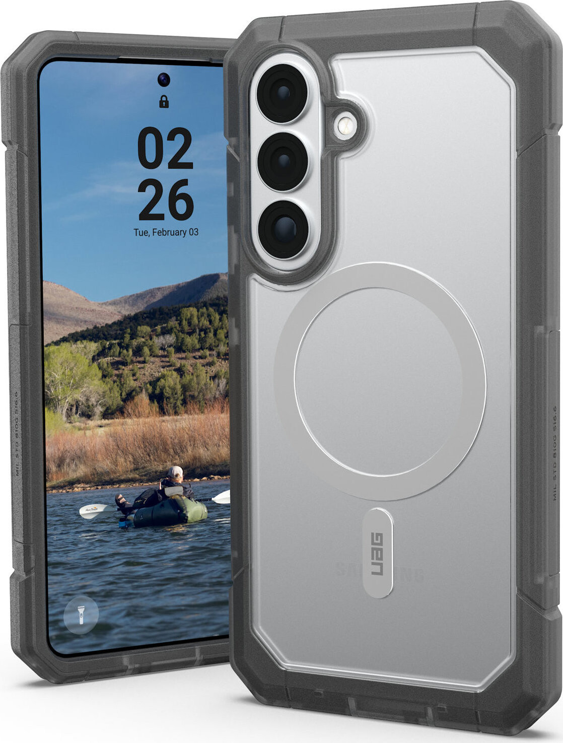 UAG Trooper Clear Ash Samsung Galaxy S26+