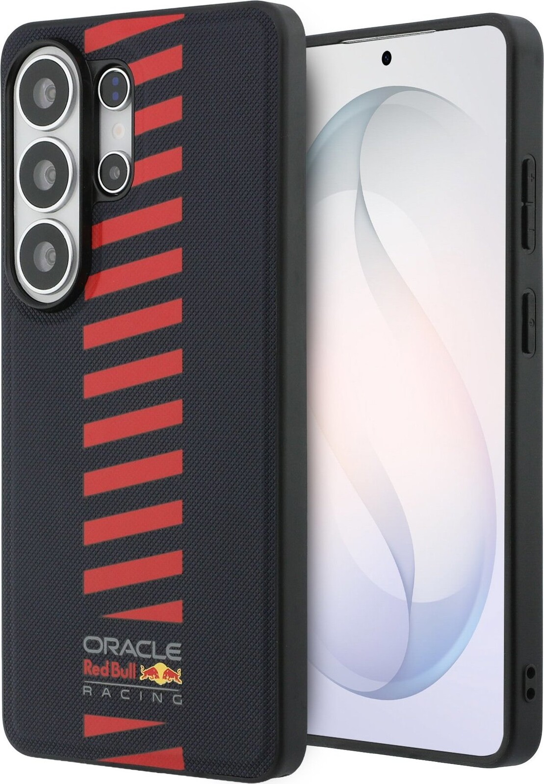 Red Bull PU Leather Meshed Powerbar Magnetic Zadní Kryt pro Samsung Galaxy S26 Ultra Navy