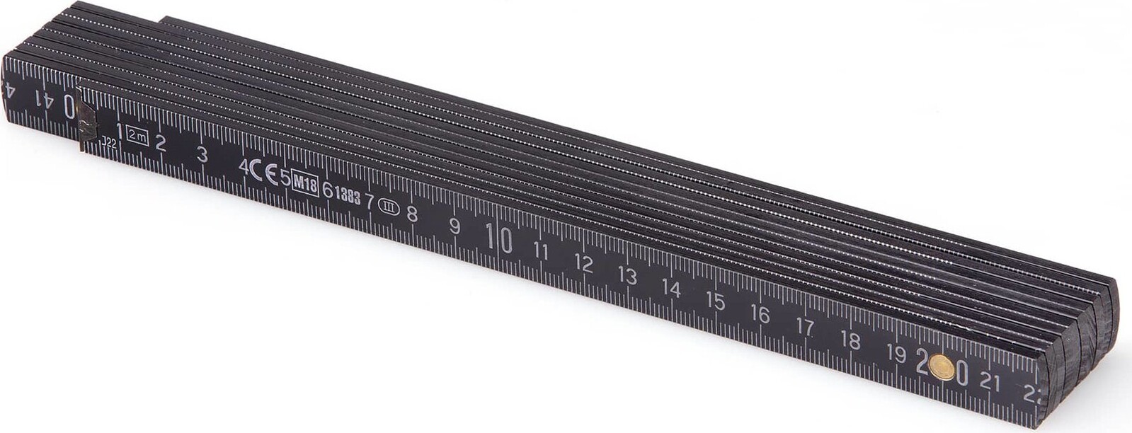 Metria Block-52 skladací meter, 2 m, čierny