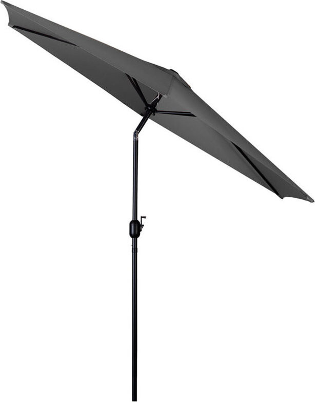 Plonos PL-884 Zahradní slunečník skládací 6segmentový, 300 cm, s obalem, šedý