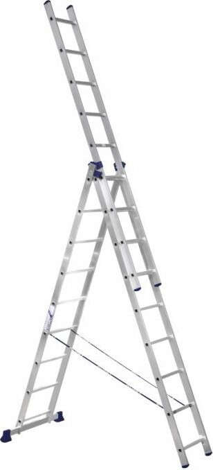 ALUMET 3dílný žebřík HL3 5311 EUK 3 × 11 příček