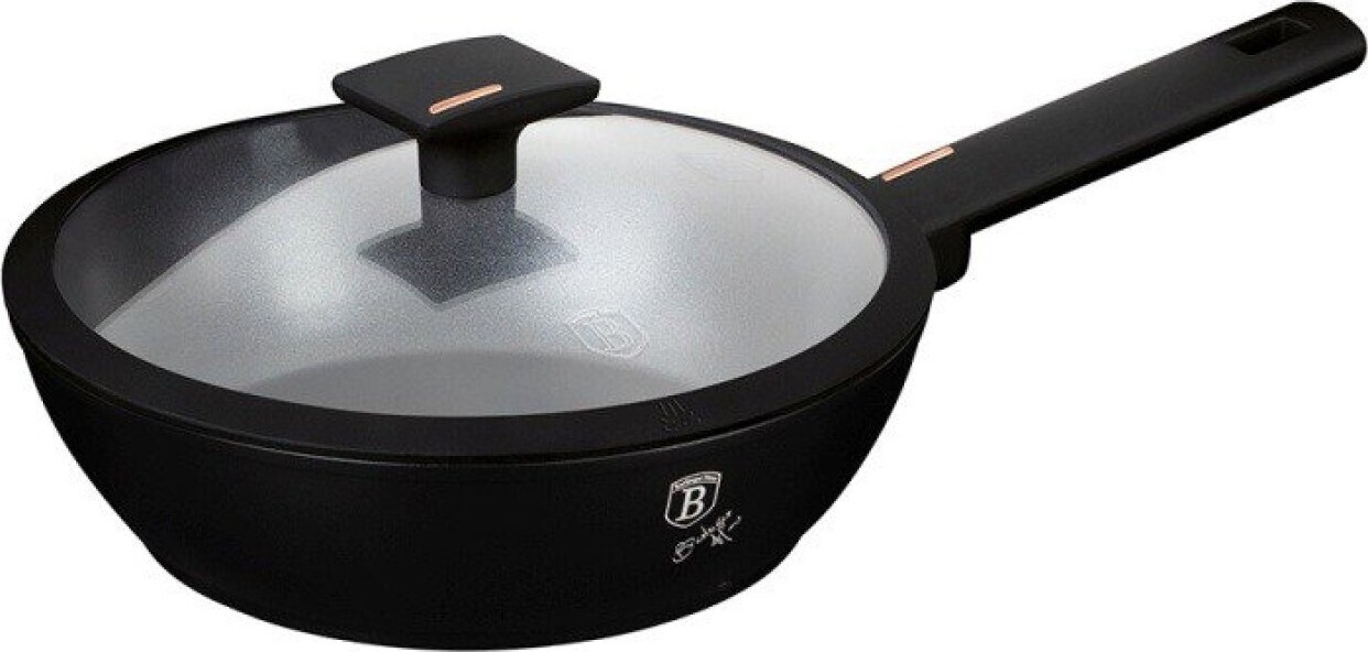 BerlingerHaus Monaco Collection Panvica hlboká s titánovým povrchom a pokrievkou 24 cm