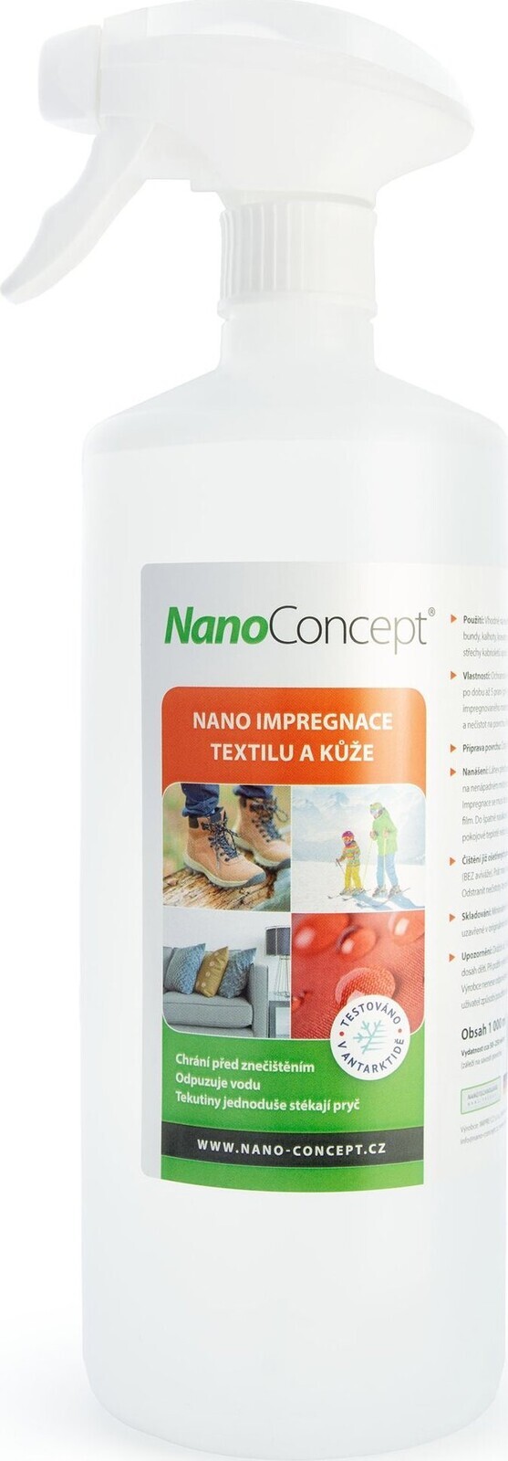 NanoConcept Nano impregnácia textilu a kože 1 l
