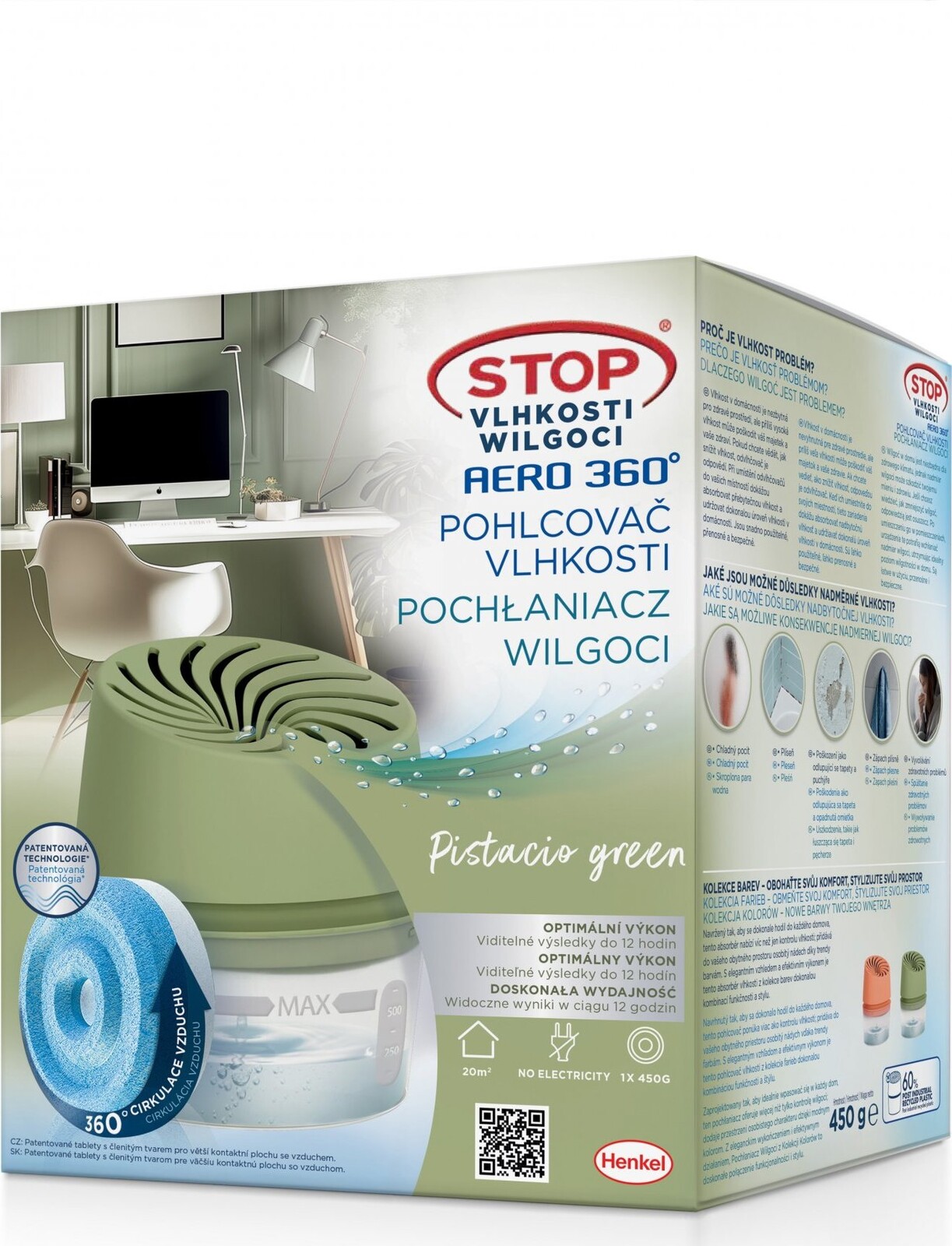 STOP VLHKOSTI AERO 360° pistáciový 450 g