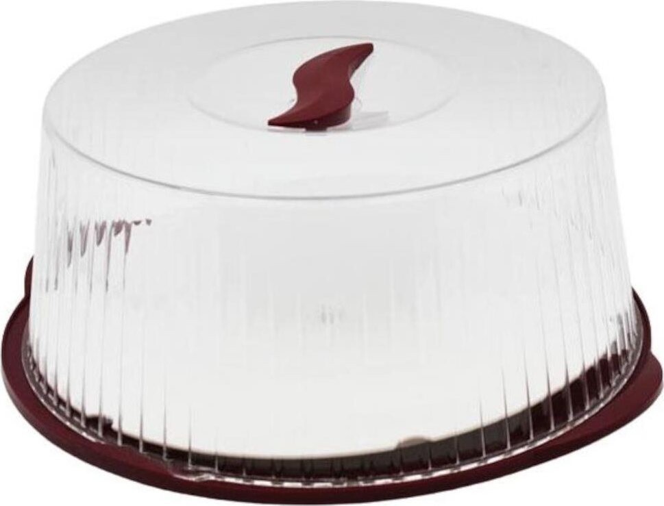 Bama Servírovací otočný tanier s poklopom, fialový