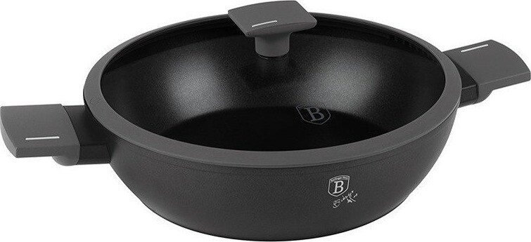 BerlingerHaus Antracit Collection Hlboká panvica s titánovým povrchom a pokrievkou 28 cm