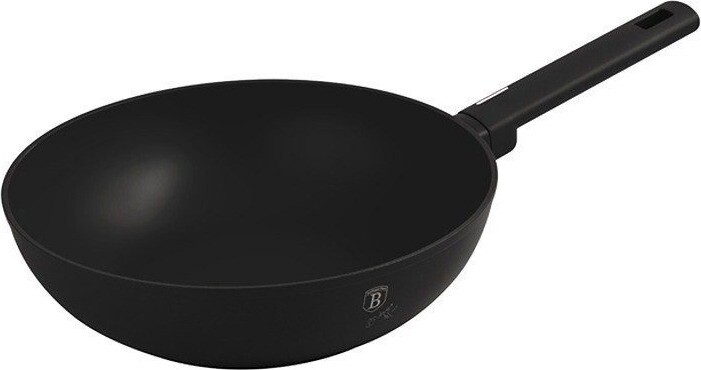 BerlingerHaus Matte Black Collection Panvica WOK s titánovým povrchom 28 cm