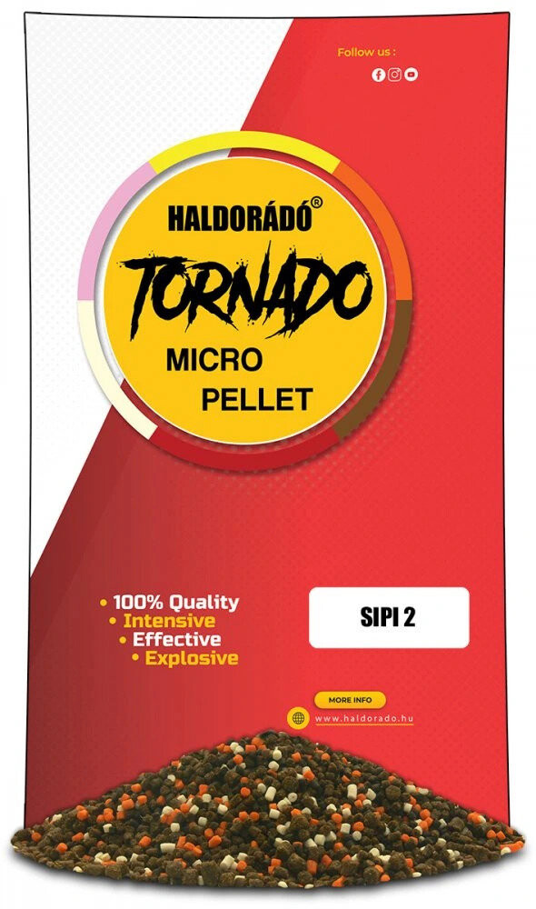 Haldorádó Pelety Tornado Micro Pellets 400 g 2 mm Sipi2 Pomeranč-Skořice