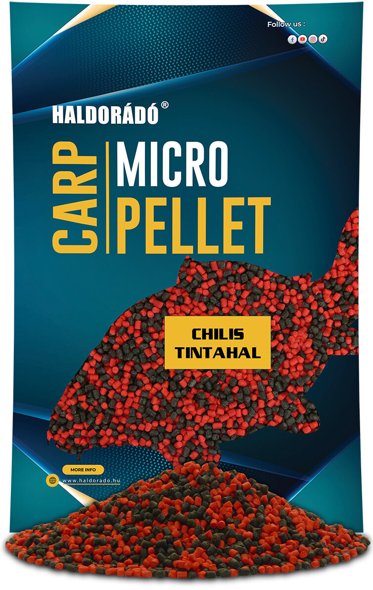 Haldorádó Pelety Carp Micro Pellet 600 g 2,5 mm Chilli chobotnice
