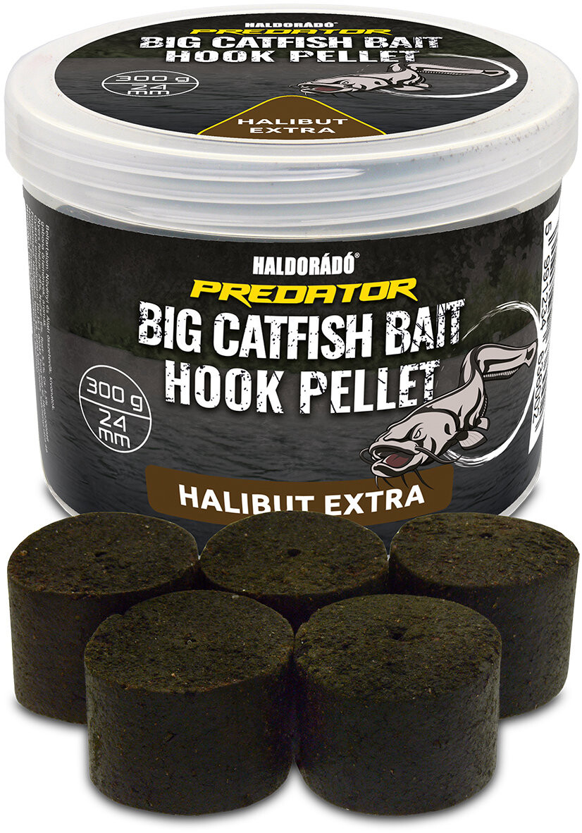 Haldorádó Pelety Catfish Bait Hook Pellet 300 g 24 mm Halibut Extra