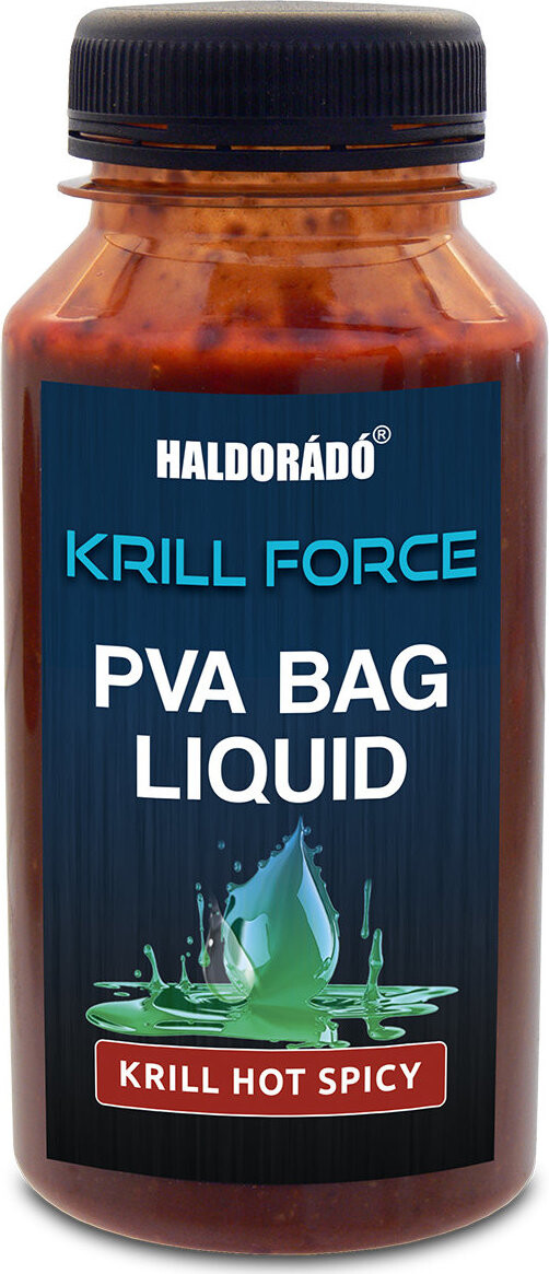 Haldorádó Dip Krill Force PVA Bag Liquid Krill Hot Spicy, 180 ml