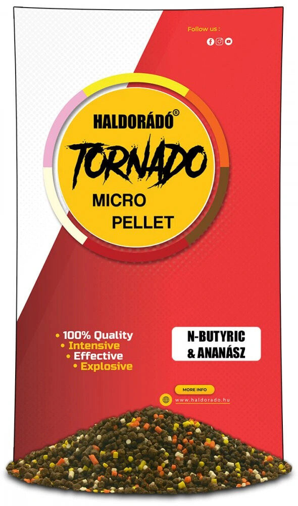 Haldorádó Pelety Tornado Micro Pellets 400 g 2 mm N-Butyric Ananas