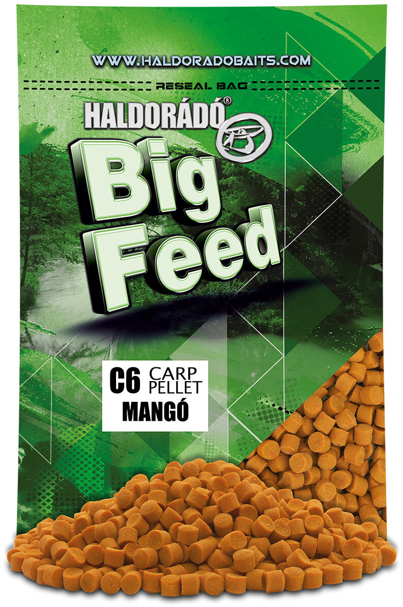 Haldorádó Pelety Big Feed C6 Pellet 700 g 6 mm Mango