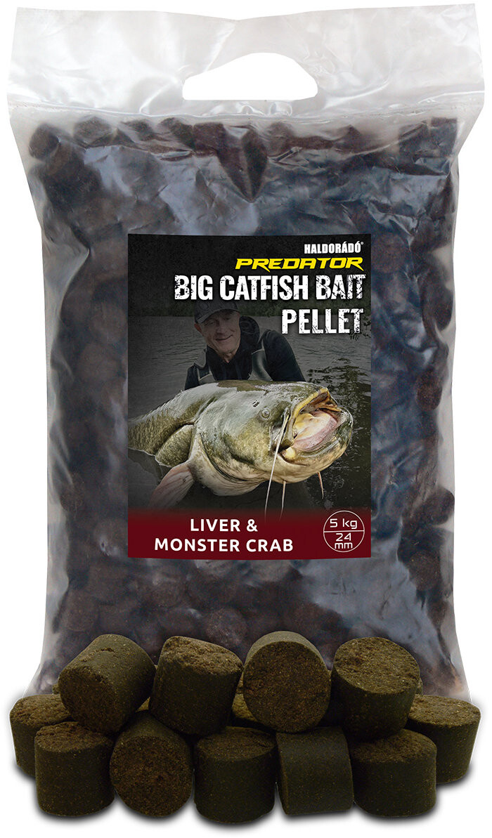 Haldorádó Pelety Catfish Bait Pellet 5 kg 24 mm Liver/Monster Crab