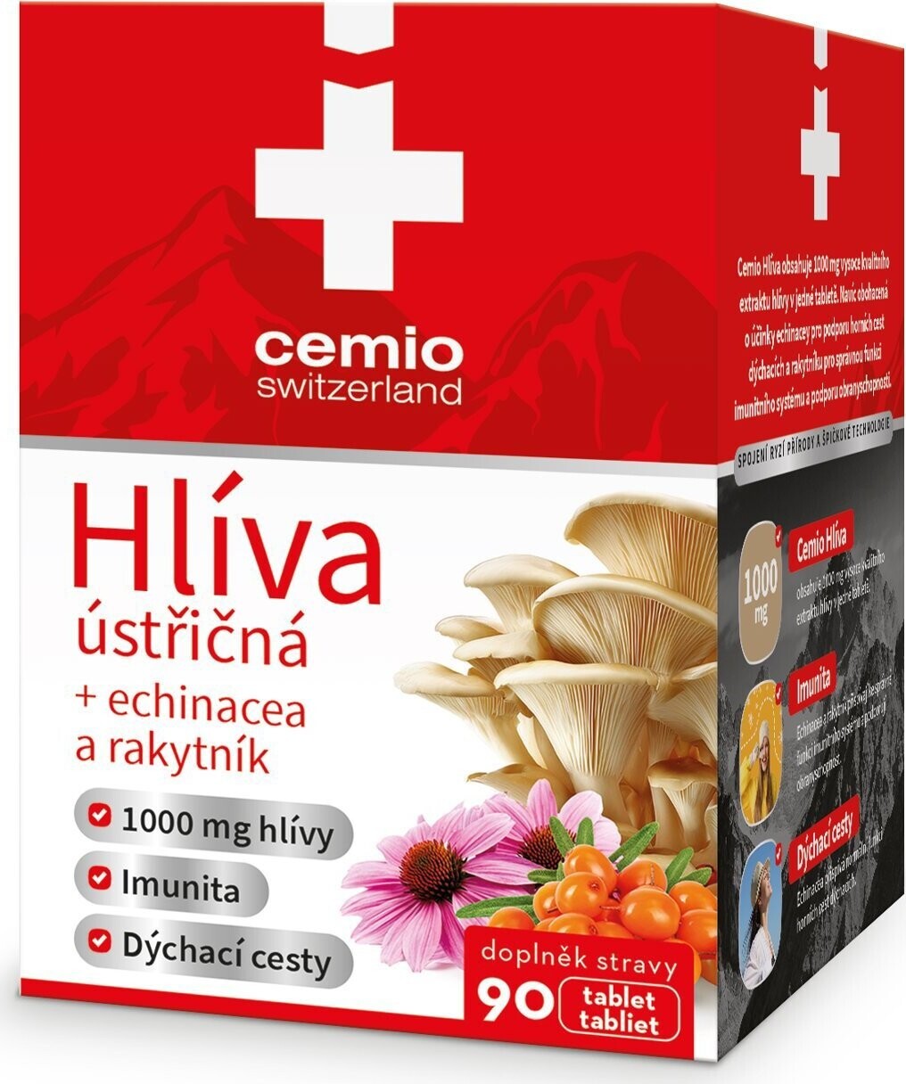Cemio Hlíva s rakytníkem a echinaceou 90 tablet
