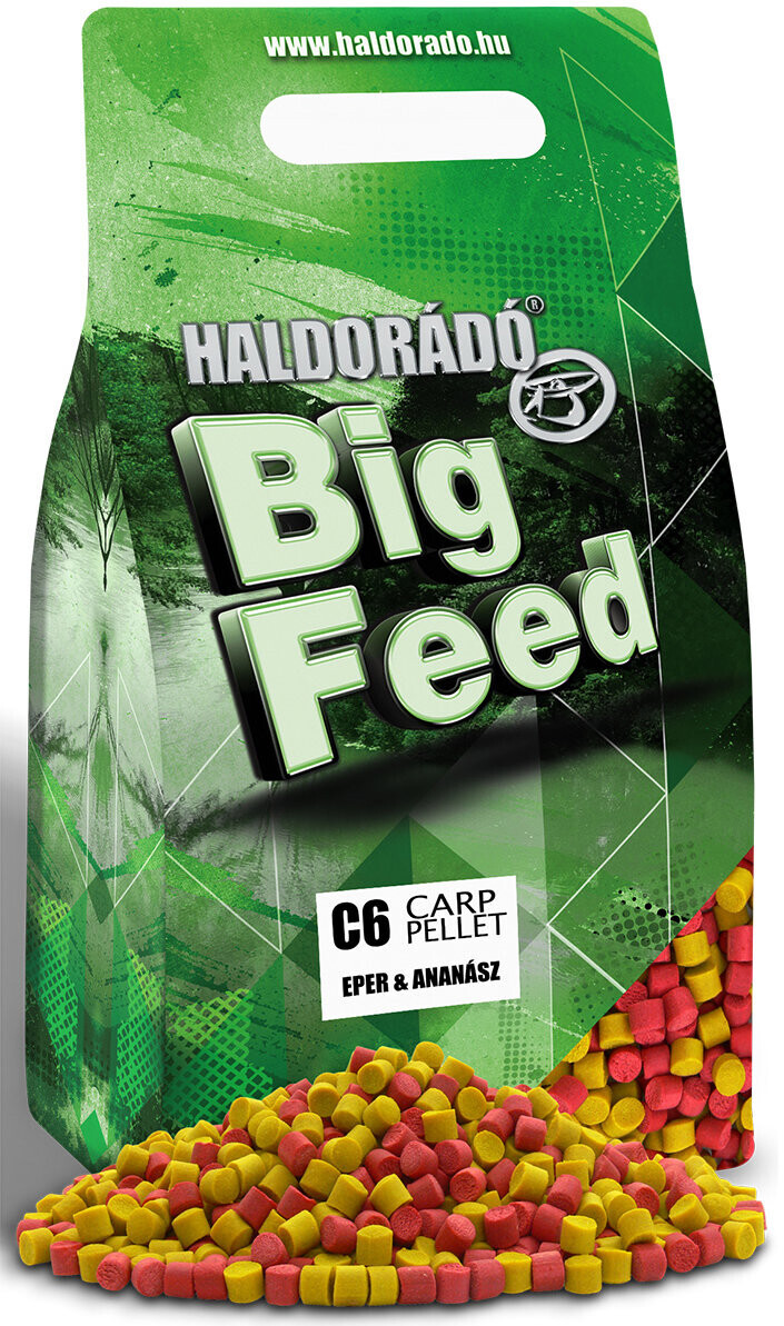 Haldorádó Pelety Big Feed C6 Pellet 2 kg 6 mm Jahoda/Ananas