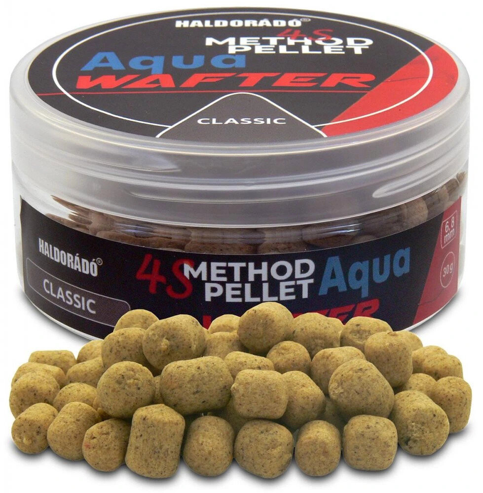 Haldorádó Pelety 4S Method Pellet Aqua Wafters 30 g 6+8 mm Classic