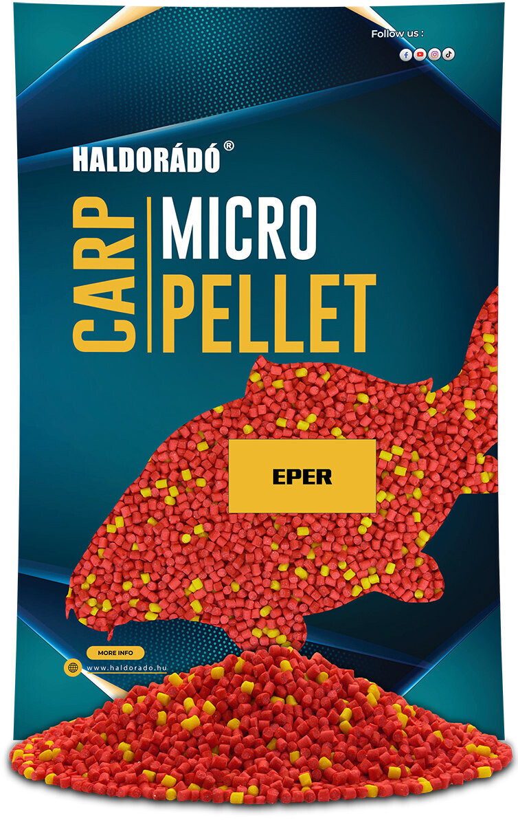 Haldorádó Pelety Carp Micro Pellet 600 g 2,5 mm Jahoda