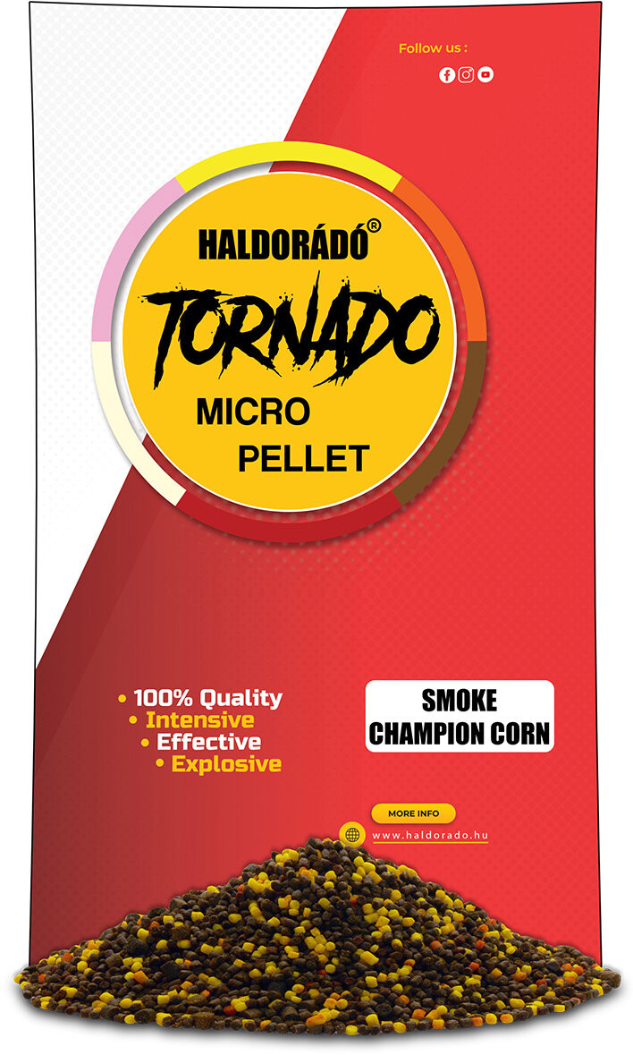 Haldorádó Pelety Tornado Smoke Micro Pellet 400 g Champion Corn
