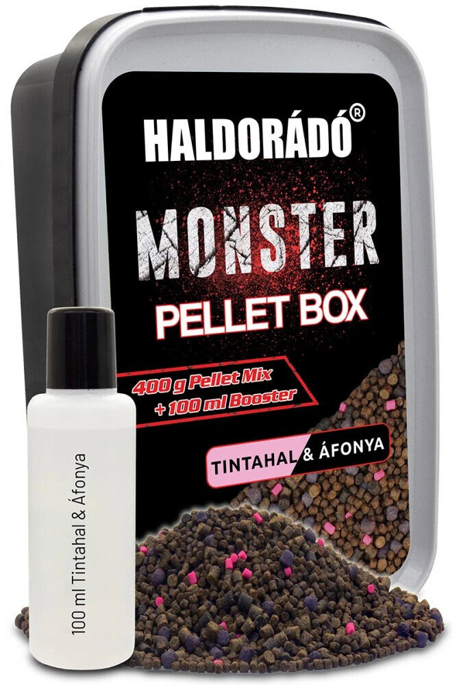 Haldorádó Pelety Monster Pellet Box 400 g 2 mm Kalamár-Borůvka