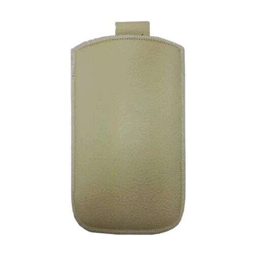 NOKIA 1320, NOKIA 1520 béžové pravé kožené púzdro veľkosť 29 s vyťahovacím pútkom