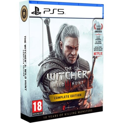 PS5 - The Witcher 3: The Wild Hunt - Complete Edition  + 10th Anniversary Steelbook