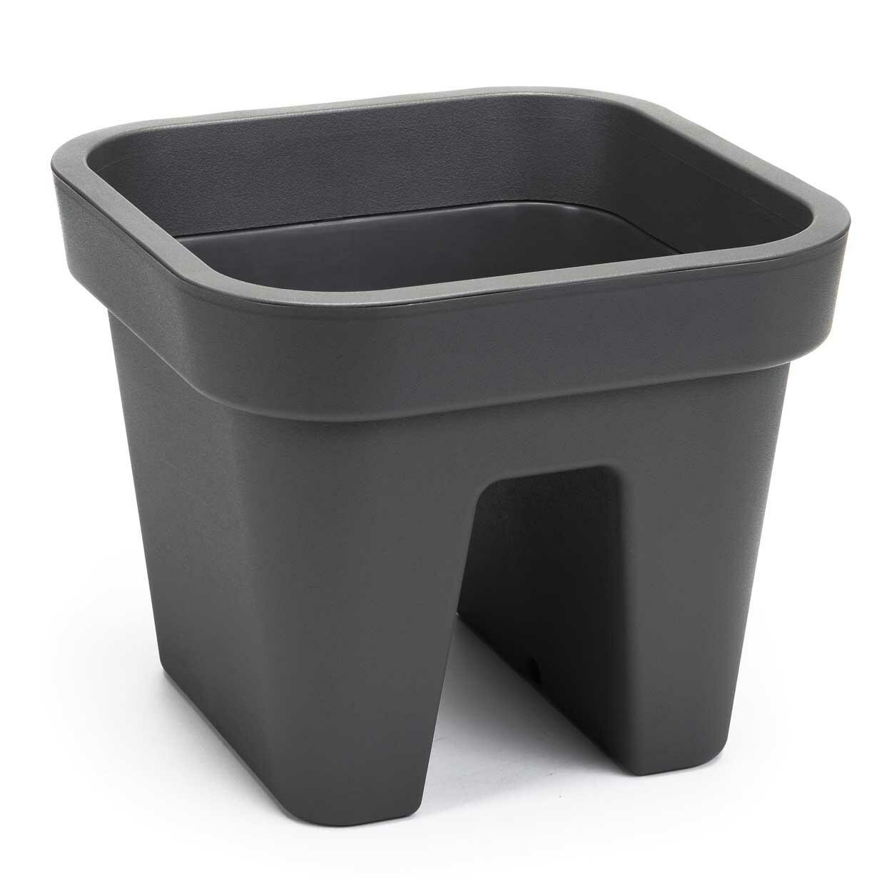 Balkónový truhlík Lys 29 cm antracitový