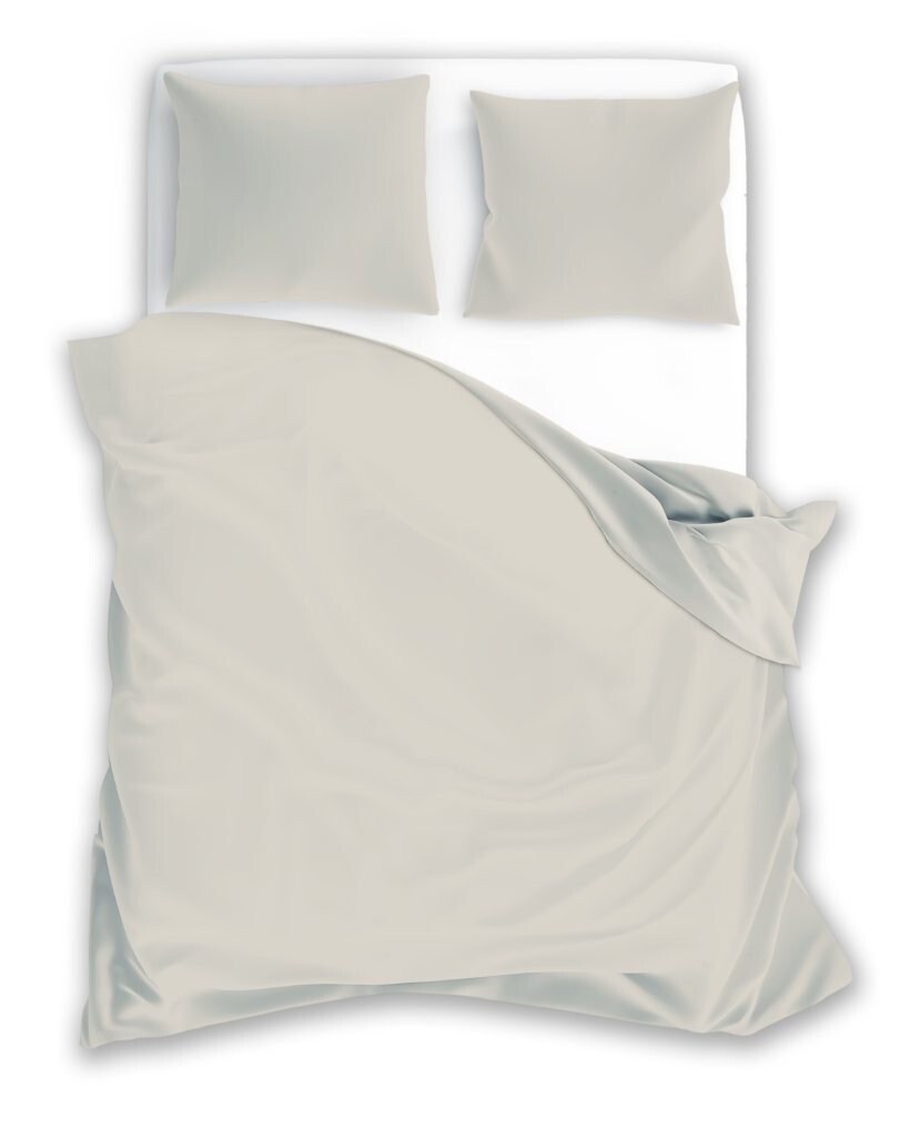 Bavlněné saténové povlečení Fashion 010 220x200 cm + 2x 70x80 cm béžové