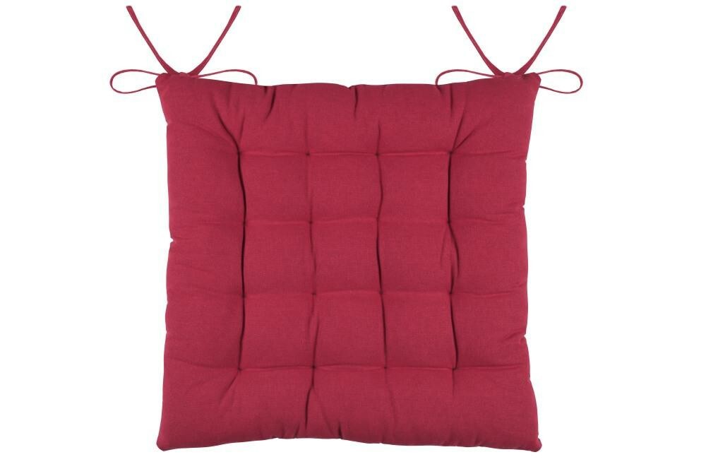 Podsedák na židli Duo 38x38 cm červený