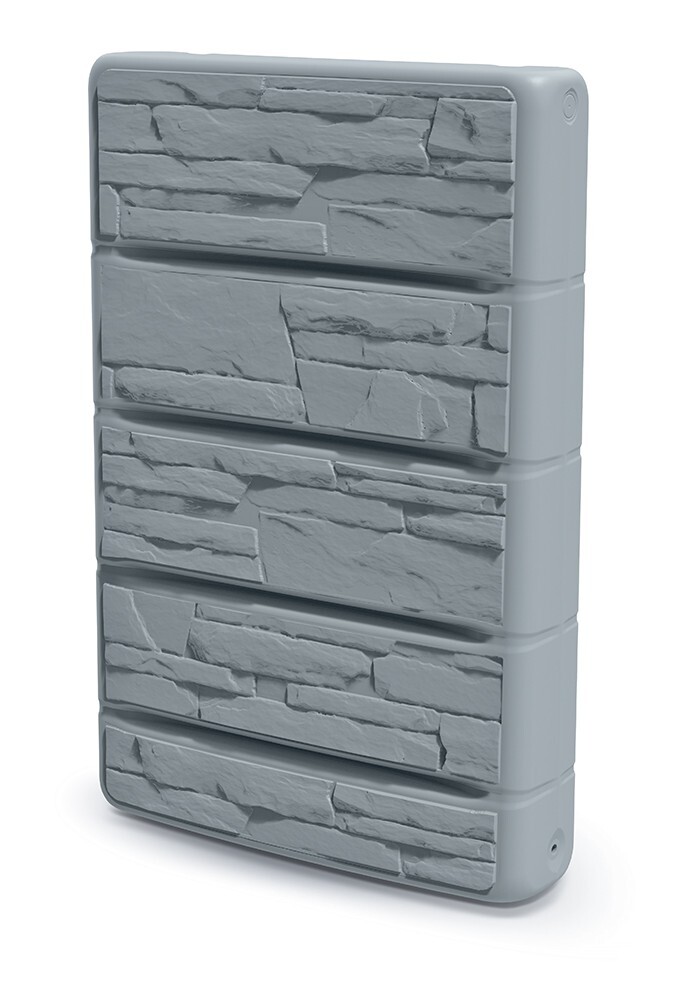 Sud na dešťovou vodu Stone Will 400 l světle šedý