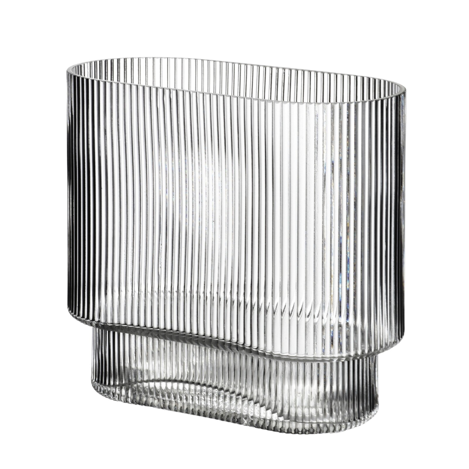 Váza Serenite 19,5x10x18 cm čirá
