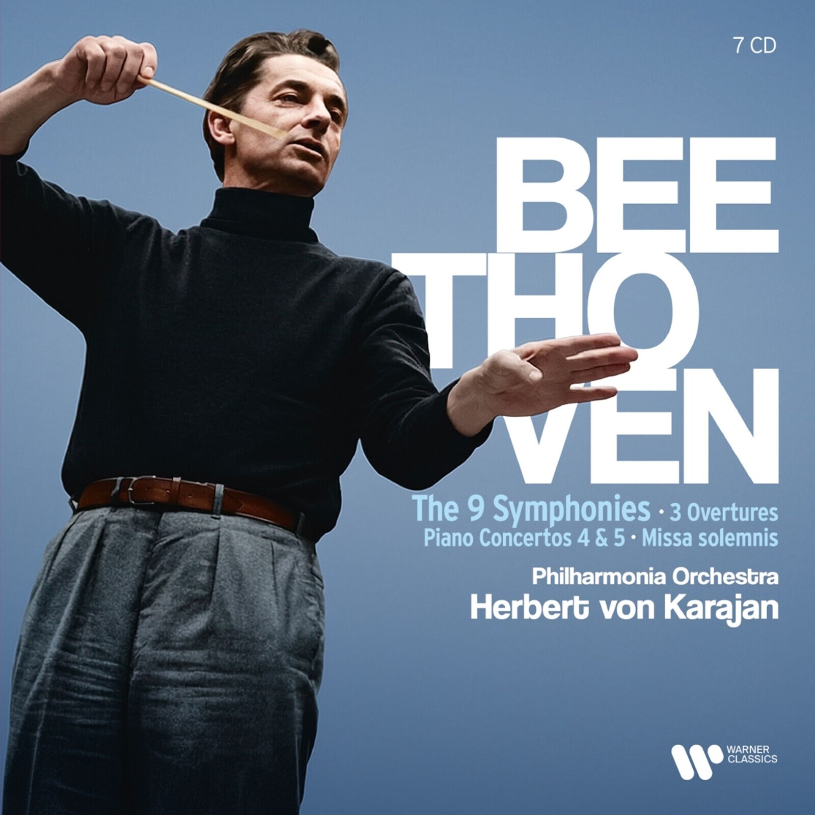 KARAJAN, HERBERT VON &... - BEETHOVEN: THE 9 SYMPHONIES, 3 OVERTURES, PIANO CONCERTOS NOS. 4 & 5, MISSA SOLEMNIS, CD