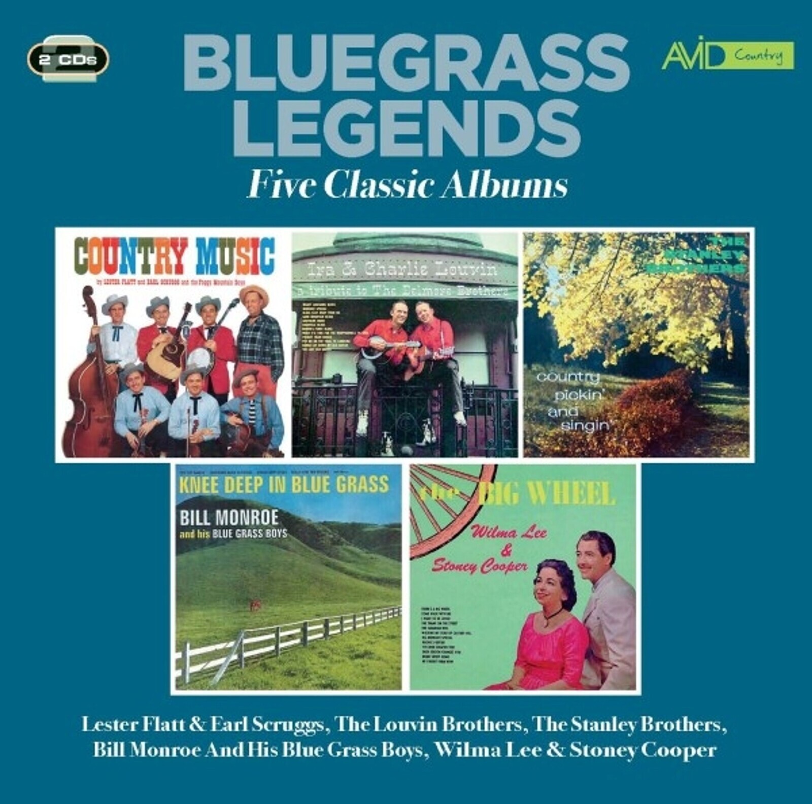 V/A - BLUEGRASS LEGENDS - FIVE CLASSIC ALBUMS, CD